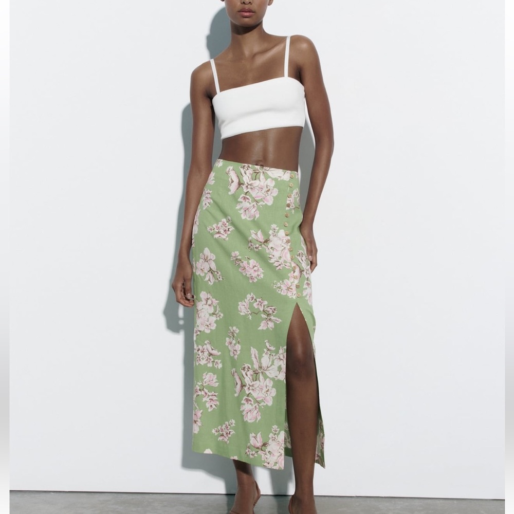Zara Linen Skirt
